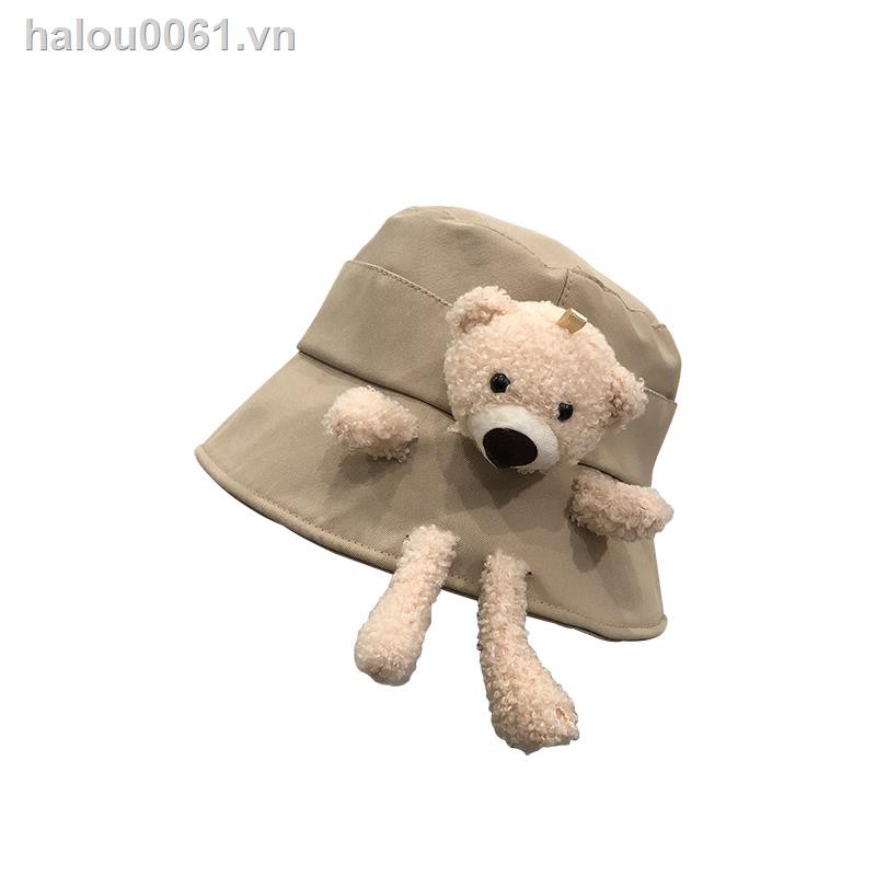Mũ vành tròn hình gấu con xinh xắn