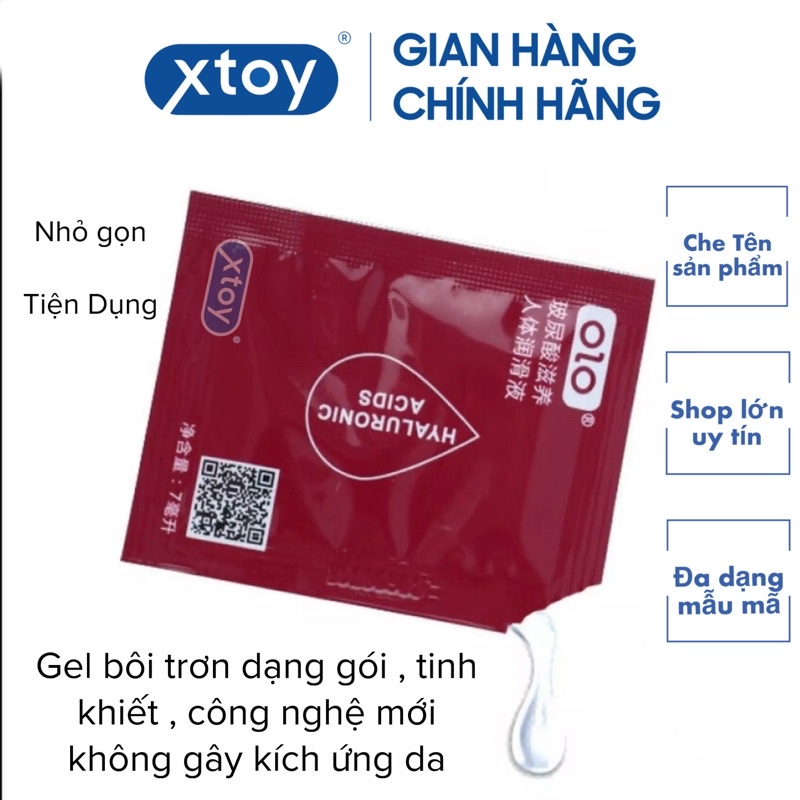 Gel Bôi Trơn OLOL Gốc Nước Dạng Gói Tiện Dụng 7ML