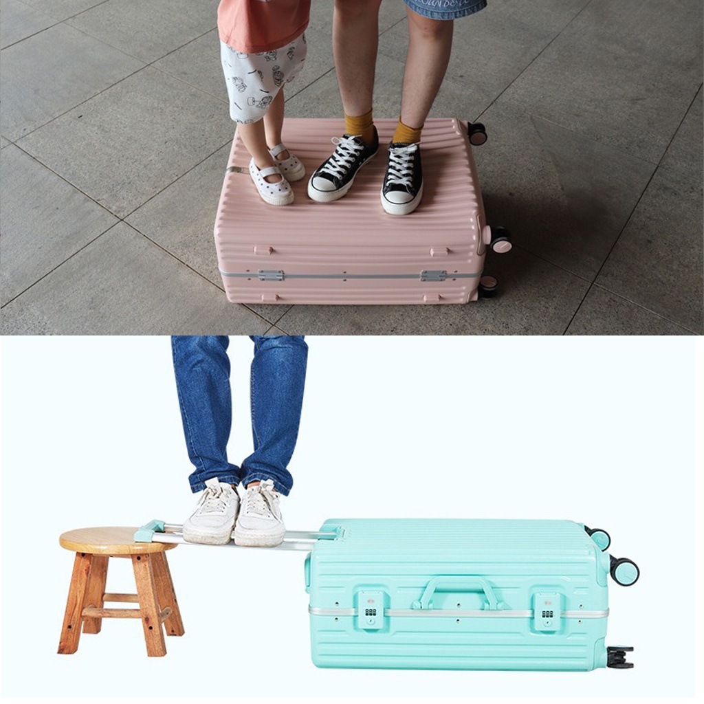 Vali Kéo Khung Nhôm Khoá Sập Cao Cấp Travelking 805 Siêu Bền Chống Vỡ Tuyệt Đối Chính Hãng Hùng Phát - Bamozo Shop