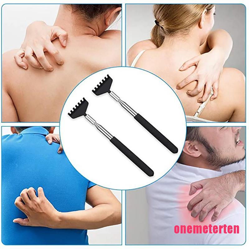 Stainless Steel Retractable Itching Scratching Rake Massage Tool Back Tel