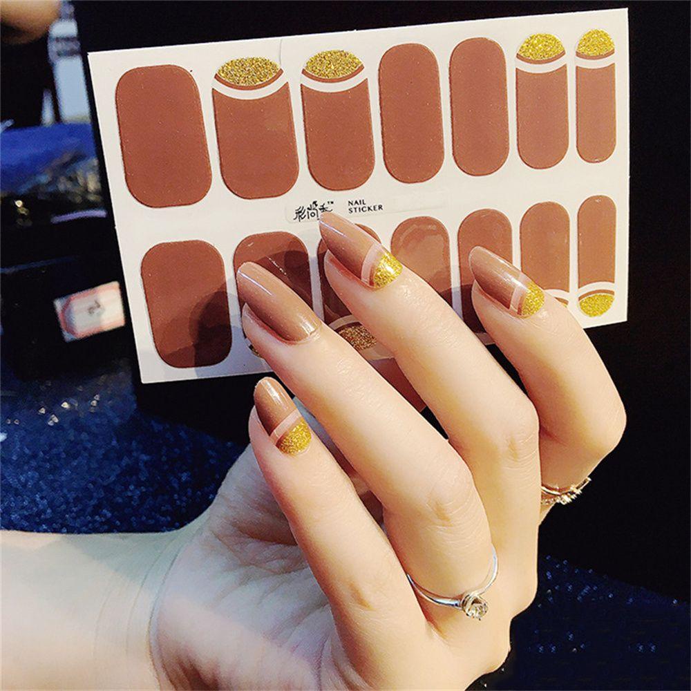Miếng Dán Trang Trí Móng Tay Tự Dính Tiện Dụng