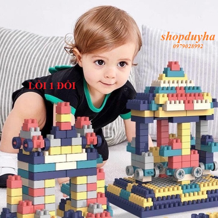 BỘ LEGO 520 CHI TIẾT GIÚP BÉ PHÁT TRIỂN TOÀN DIỆN TRÍ NÃO(Loại 1 có hộp)