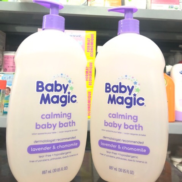 Tắm gội Baby Magic màu tím 887 ml