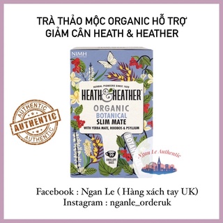 Trà thảo mộc hỗ trợ giảm cân Heath & Heather hộp 20 gói