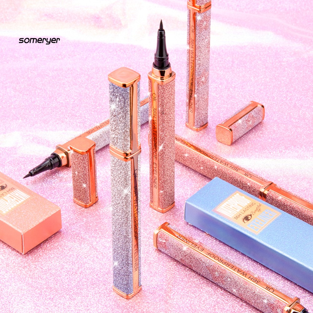 Bút kẻ mắt QIC dạng lỏng nhanh khô chống thấm nước không nhòe màu | BigBuy360 - bigbuy360.vn