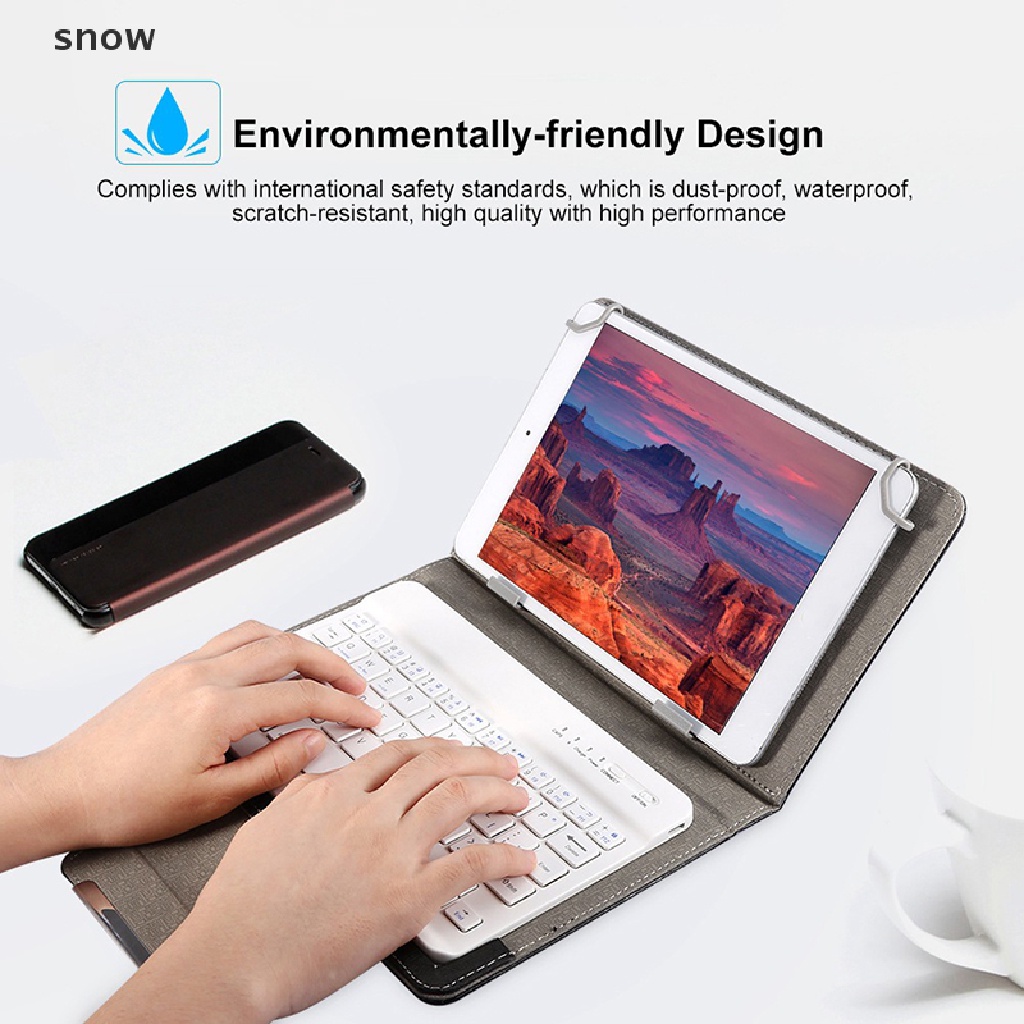 Bao da máy tính bảng kèm bàn phím bluetooth cho Samsung Galaxy Tab A 8.0"