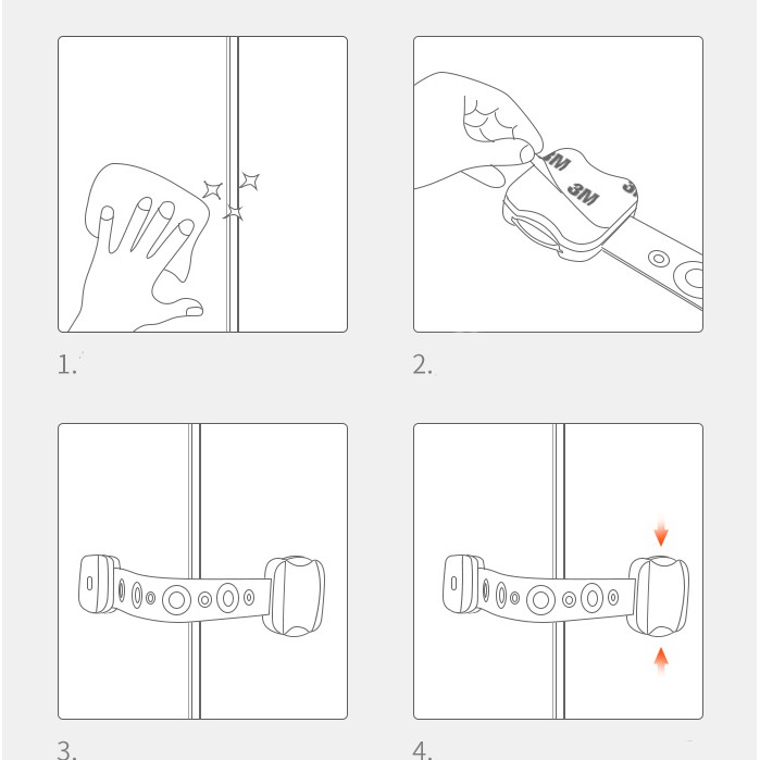 Khoá Cửa An Toàn Bảo Vệ Bé - KUB