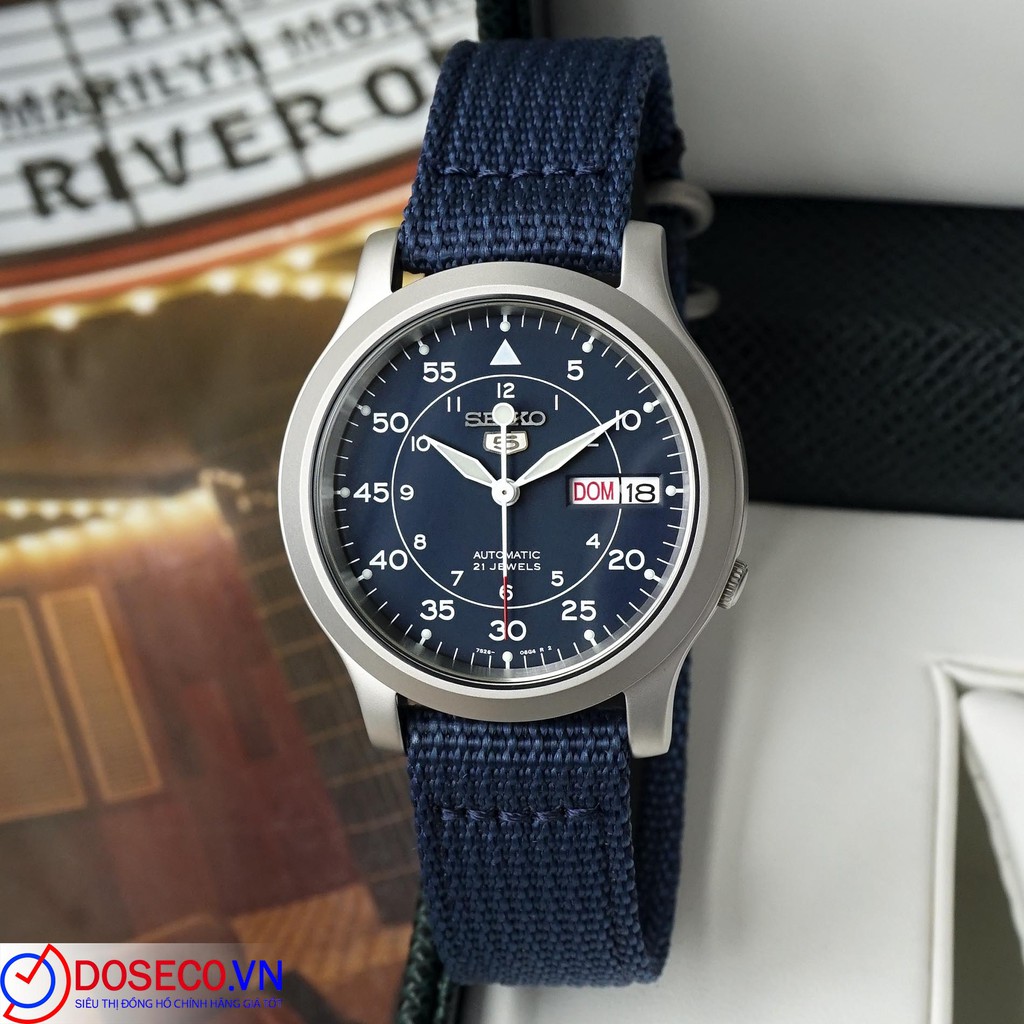 Đồng hồ nam seiko 5 quân đội SNK807K2