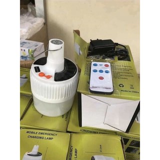 Bóng đèn sạc tích điện di động có điều khiển móc treo