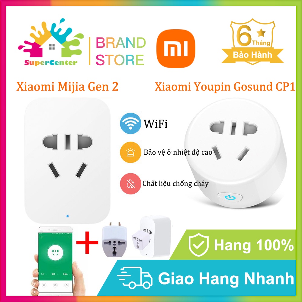 Ổ cắm thông minh điều khiển qua Wifi Bluetooth Xiaomi Mijia Gen 2 Xiaomi Gosund CP1 | BigBuy360 - bigbuy360.vn