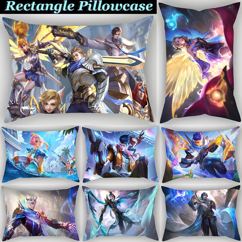 Vỏ Gối Chữ Nhật In Hình Mobile Legends: Bang Bang Bang Bằng Polyeste Trang Trí Nhà Cửa (Không Kèm Lõi)