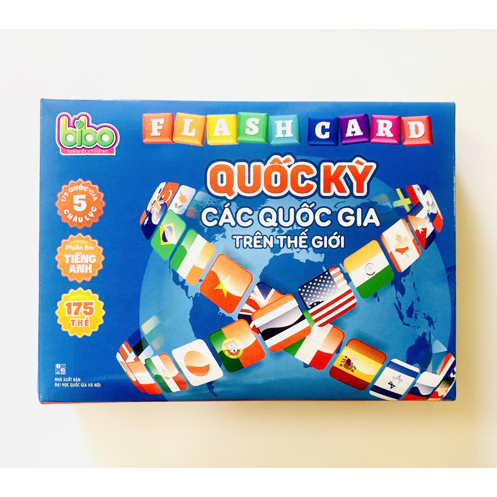 Flash Card Cờ Các Nước - Quốc Kỳ Các Quốc Gia Trên Thế Giới