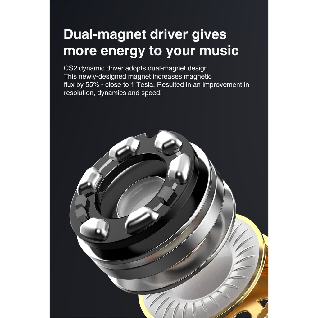 Tai Nghe Nhét Tai Có Dây TRN CS2 2PIN TRN MT1 V90 ST1 CS1 Chuyên Dụng