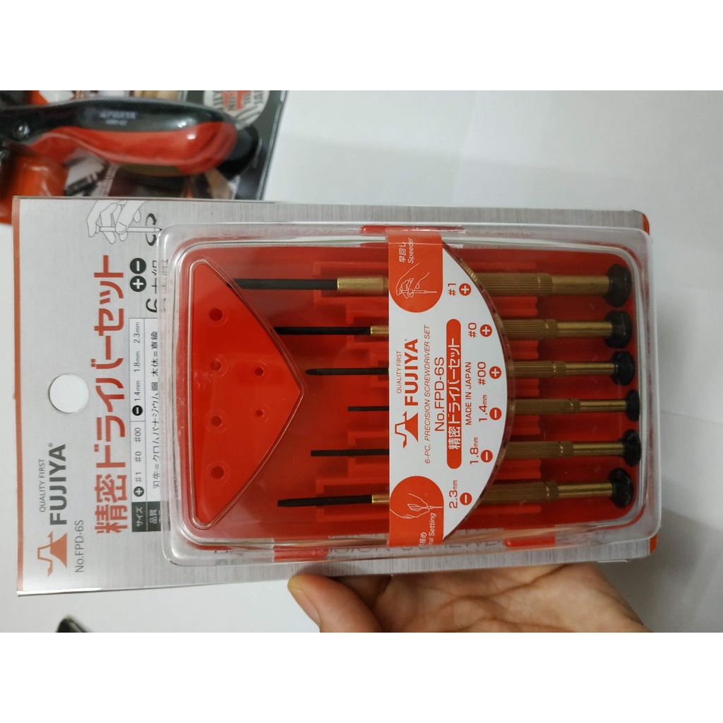 Bộ tua vít chính xác Fujiya No.FPD-6S Cao Cấp Made in Japan Hàng Chính Hãng | Mezoha.vn