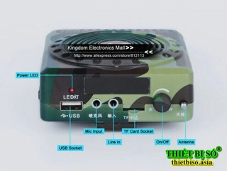 Loa trợ giảng E76 nhỏ gọn âm thanh rõ ràng