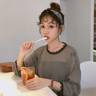 Áo sơ mi kẻ phong cách Hàn Quốc