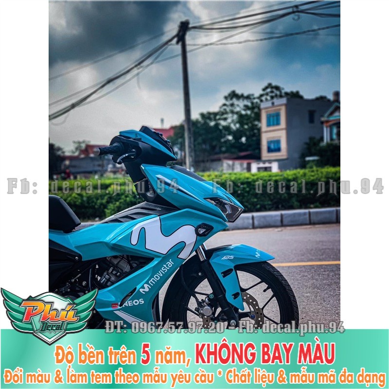 Tem rời Winner X movistar xanh trắng -1
