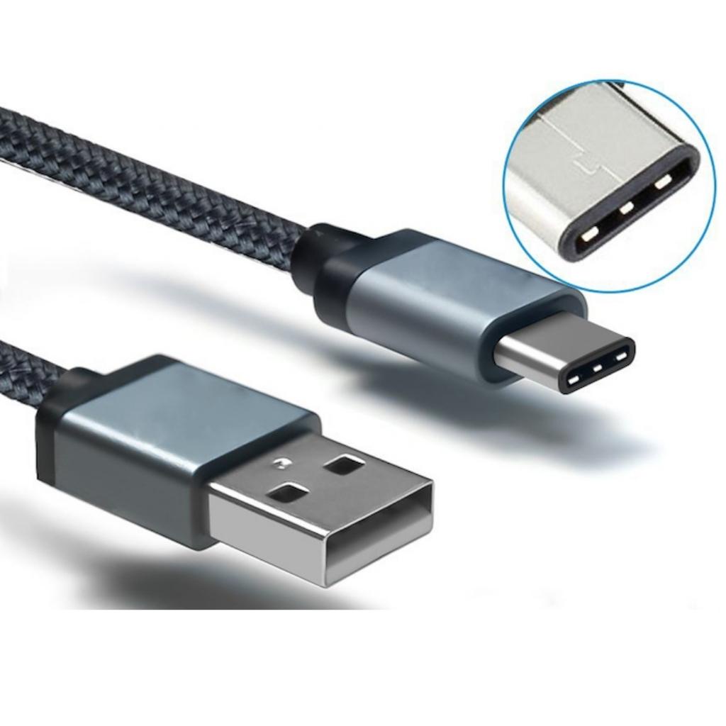 Dây sạc type c, Cáp sạc type c, Sạc nhanh 3A thiết kế bện dù dài 1 mét và 3 mét cho điện thoại androi, samsung, xiaomi