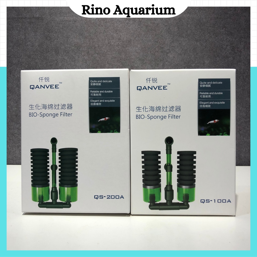 Lọc Vi Sinh Qanvee Cao Cấp QS-100A || QS-200A | Lọc Vi Sinh Có Ngăn Chứa Vật Liệu Lọc Cao Cấp