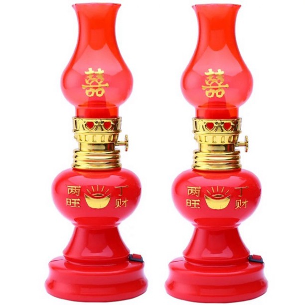 Cặp Đèn Led Trang Trí Bàn Thờ dùng Pin tiểu +Video Thật /giá bán 1 cặp