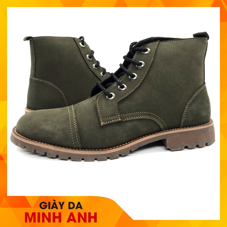 Giày Nam Da Lộn Cao Cổ