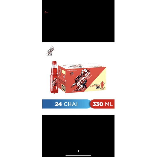 thùng sting dâu 24 chai 330ml/chai