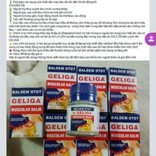 Dầu nóng Geliga