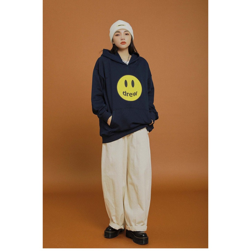 Áo nỉ hoodie Drew house mặt cười, áo nỉ bông hoodie thu đông unisex nam nữ | BigBuy360 - bigbuy360.vn