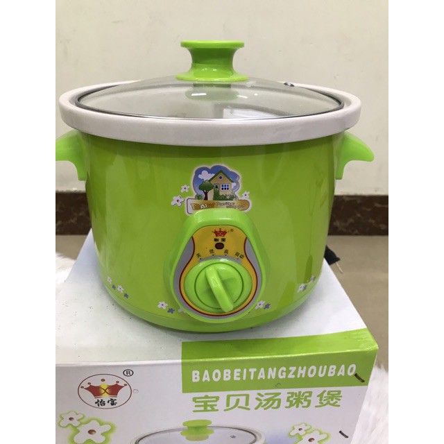 Nồi hầm cháo chậm hãng YIBAO 2,5lit full hộp Jmua rẻ mua