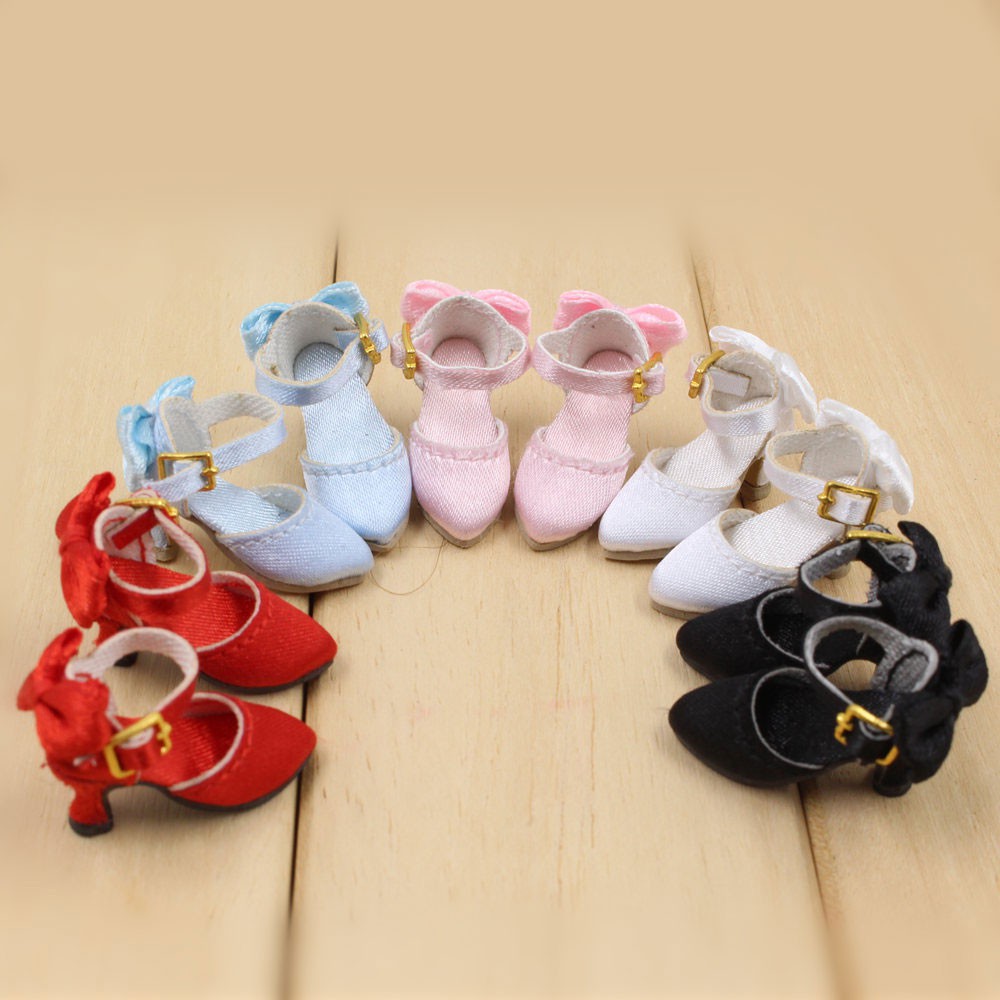 Blyth doll Silk high heel shoes five different colors can be choosing Cute Neo 1/6 BJD