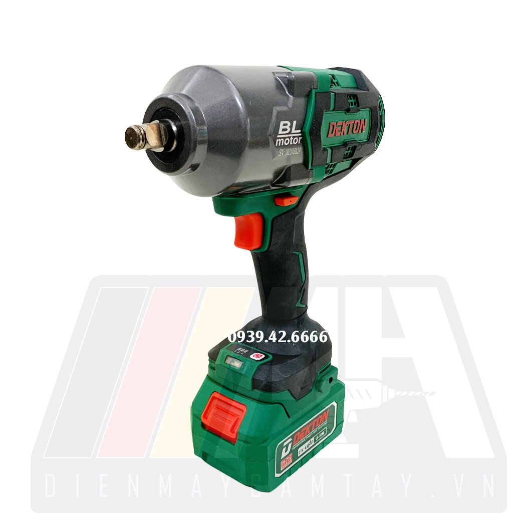Máy Siết Bulong Dùng Pin Dekton M21-IW1200N - Motor Brushless - Lực Siết 1200Nm - Chân Pin Phổ Thông