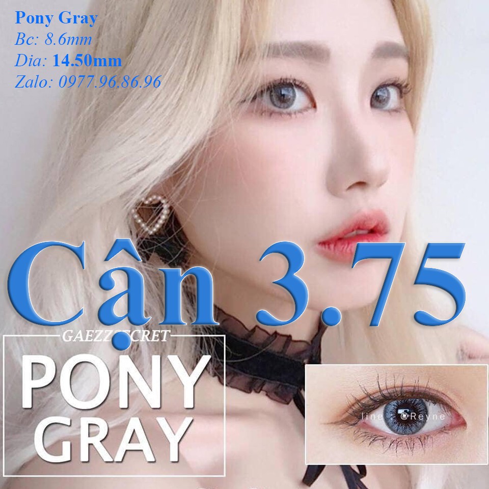 {Cận -3.75}-Lens Kính áp tròng Cận(Giá 1 đôi+Khay đựng)