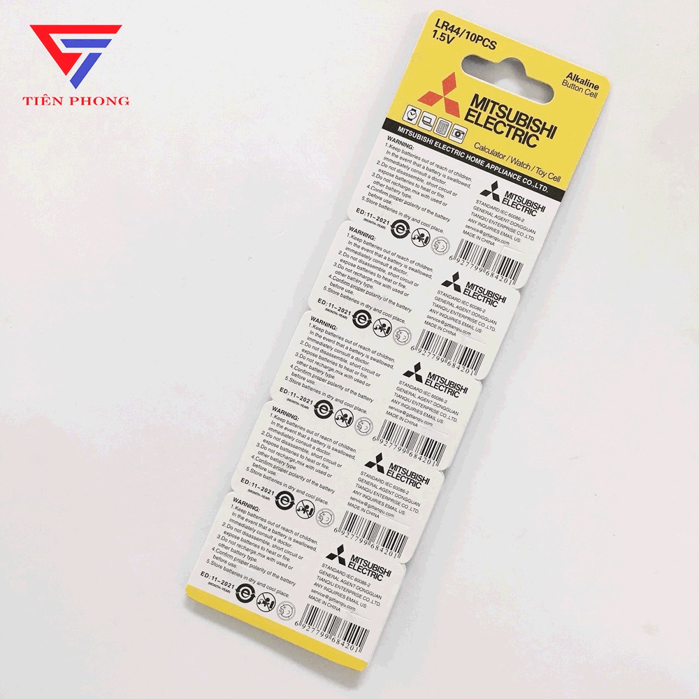 1 viên Pin LR44 A76 AG13 G13A Hàng Chính Hãng Maxell, Panasonic, Mitsubishi, Camelion, Tianqiu