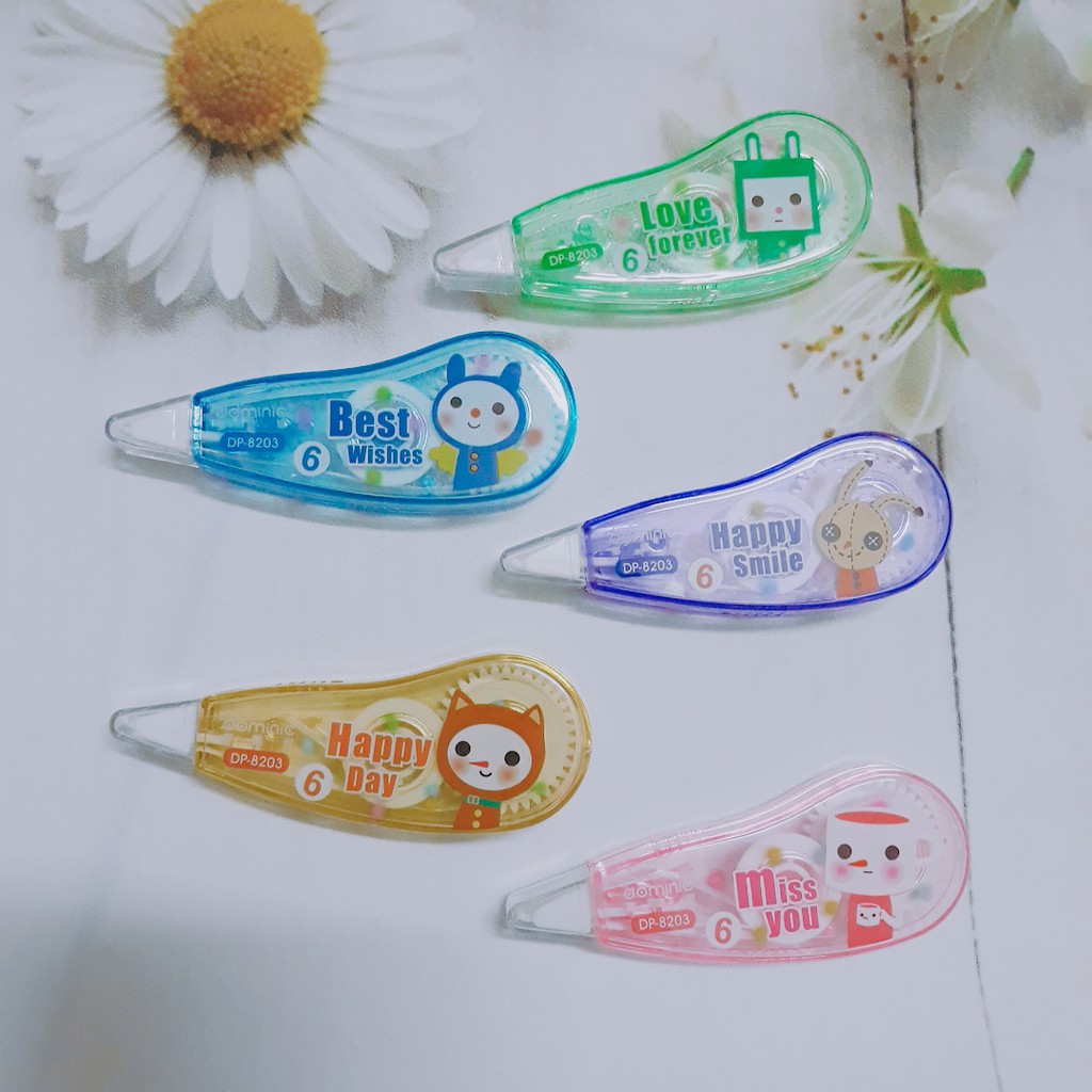 Z0191 Bộ 5 Bút Xoá Kéo Cute  Bukao