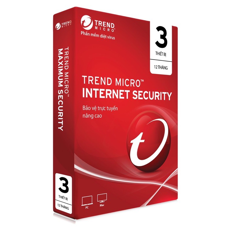 Trend Micro Internet Security 3pc (2021 3mã key)