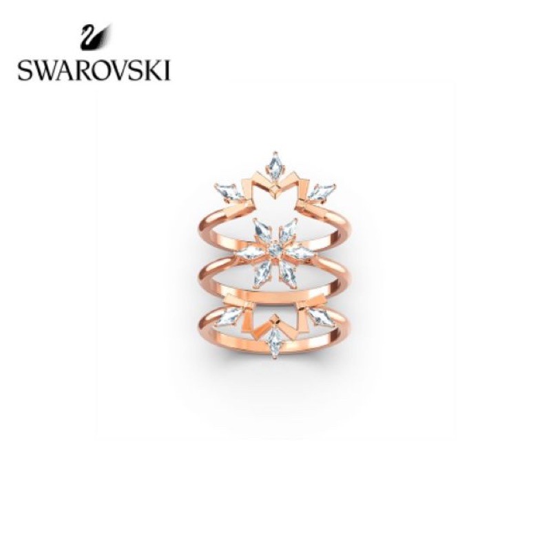 Nhẫn Hình Bông Tuyết Đính Đá Swarovski 5572492