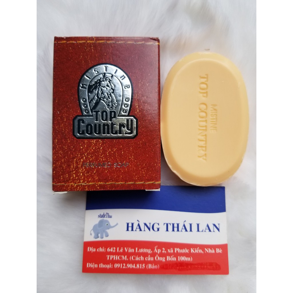 Lốc 6 cục Xà bông ngựa Top Country Thái Lan 90g