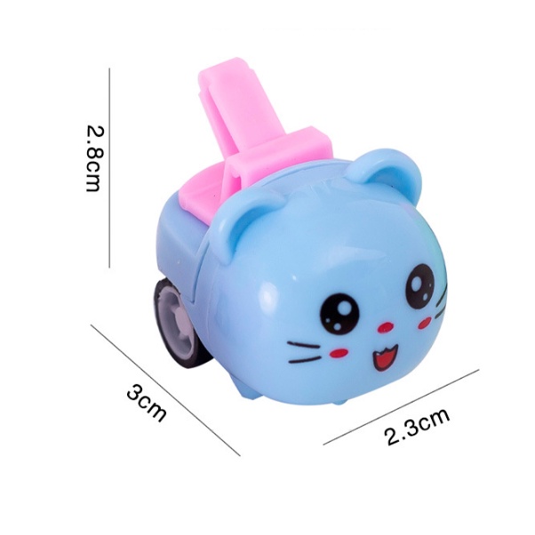 Đồ chơi Xe Con Vật Mini Chạy Đà - Thú Chạy Cót Mini - Xe Công Trình [Đồ Chơi Cho Bé]