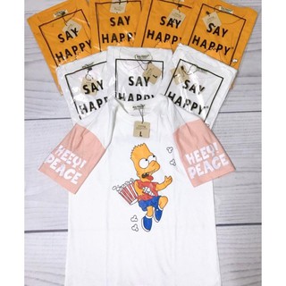 Áo thun nữ tay ngắn chất thun cotton 100% hình in chú hề DBN228