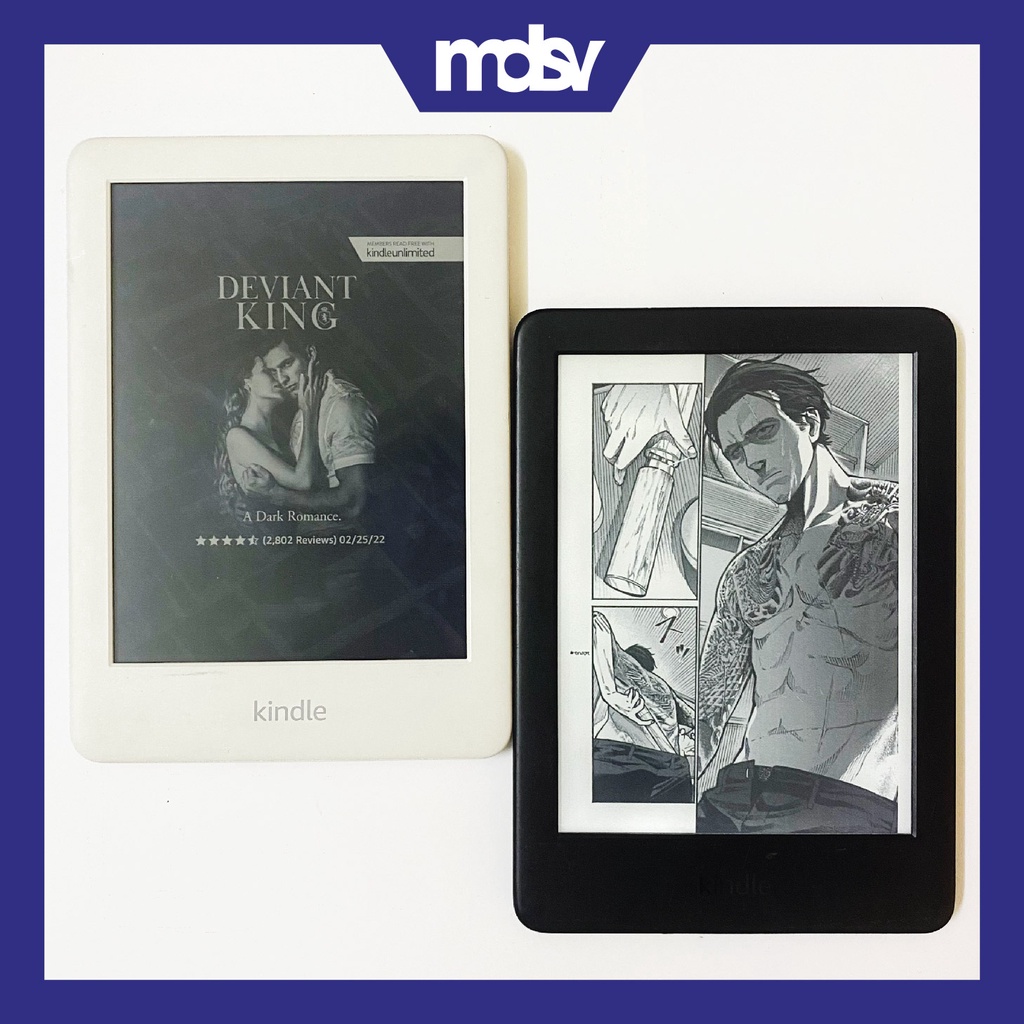 Máy đọc sách Kindle Basic 10Th - All New Kindle 10th có đèn nền, màn hình 6’’, nghe Audible, 4/8Gb