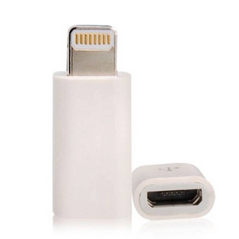 Bộ chuyển đổi Lightning sang Micro USB 8 cái cho Apple iPod iPhone 5s 6 6s 7 plus Pad Air