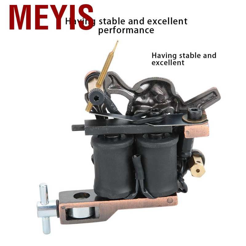 Meyis Antique Brass Tattoo Machine  Device Shader Beauty Salon Shop for Liner