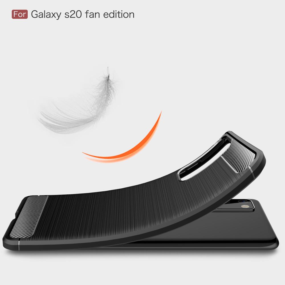 Ốp Lưng Tpu Sợi Carbon Chống Sốc Cho Samsung Galaxy S20 Fe | BigBuy360 - bigbuy360.vn