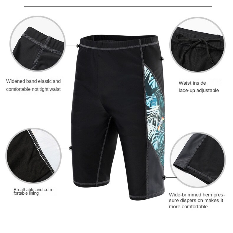 Bộ Đồ Bơi Áo + Quần Size Lớn 60-185KG Cho Nam Tập Bơi