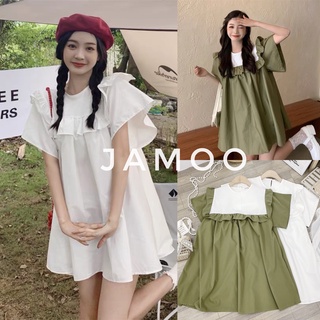 Váy babydoll cánh tiên phong cách ulzzang JAMOO (hàng sẵn)