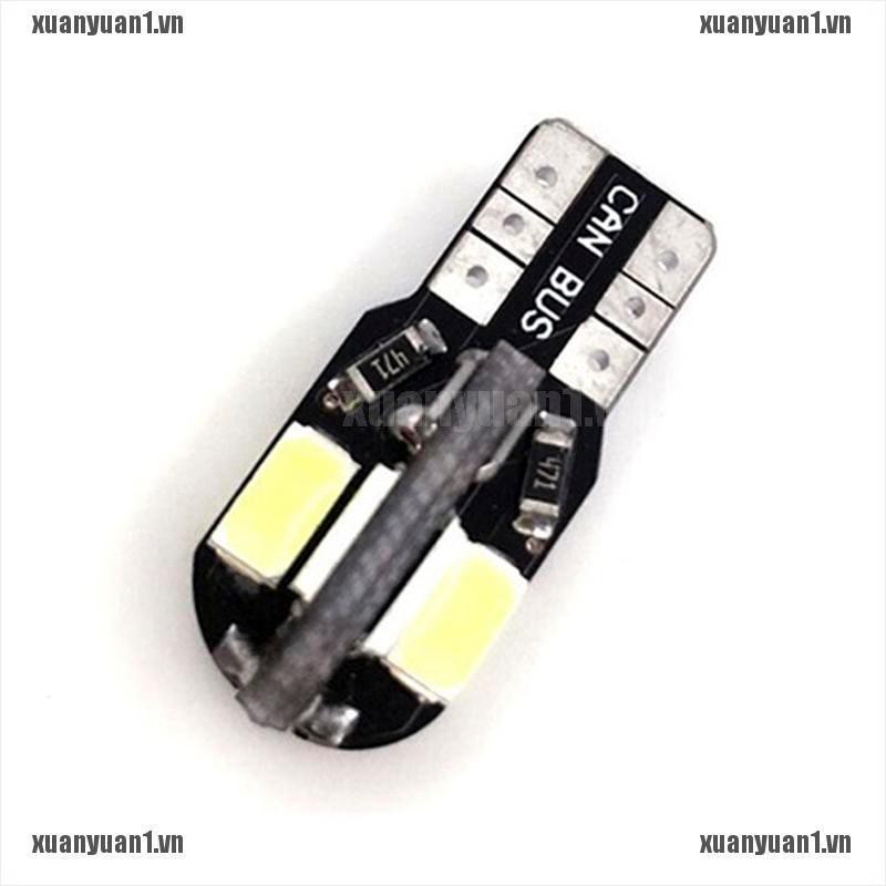 [XUANYUAN1] Set 10 Đèn LED T10 194 168 W5W 5730 8 LED SMD Ánh Sáng Trắng Dành Cho Ô Tô