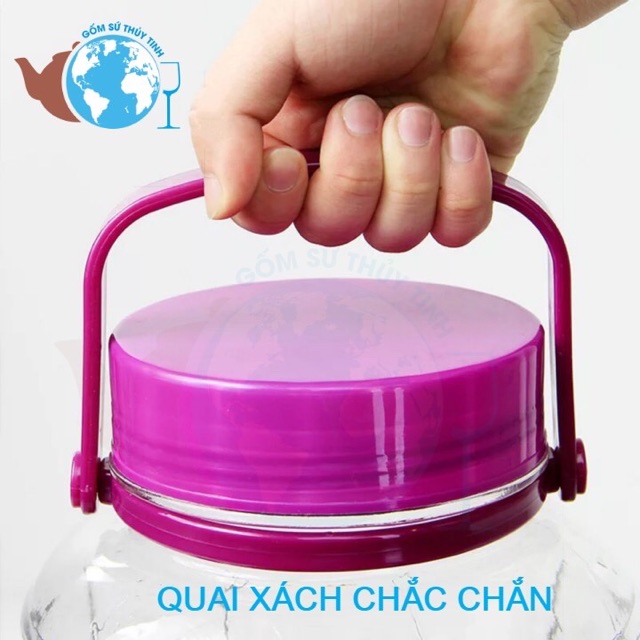 Bình ngâm rượu thuỷ tinh 20lít,15lít,10lít,5lít có cả vòi và không vòi