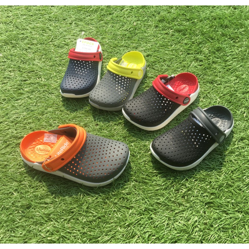 Dép cross literide cho bé trai và bé gái quai ngang hàng xuất khẩu full box