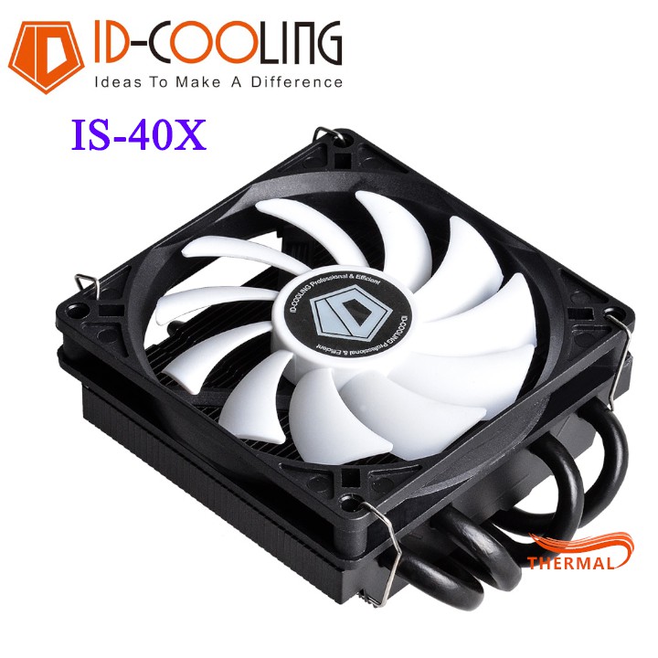 Quạt tản nhiệt cpu ID-Cooling IS-40X - Quạt cho Mini ITX, hỗ trợ Intel & AMD ( AM4 )