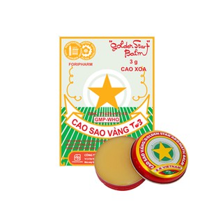 HỘP CAO SAO VÀNG TW3 (Golden Star Balm) 3g, 8g